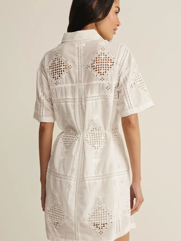 Z Supply Eyelet White Mini