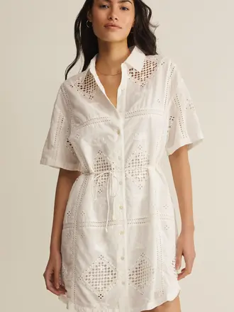 Z Supply Eyelet White Mini