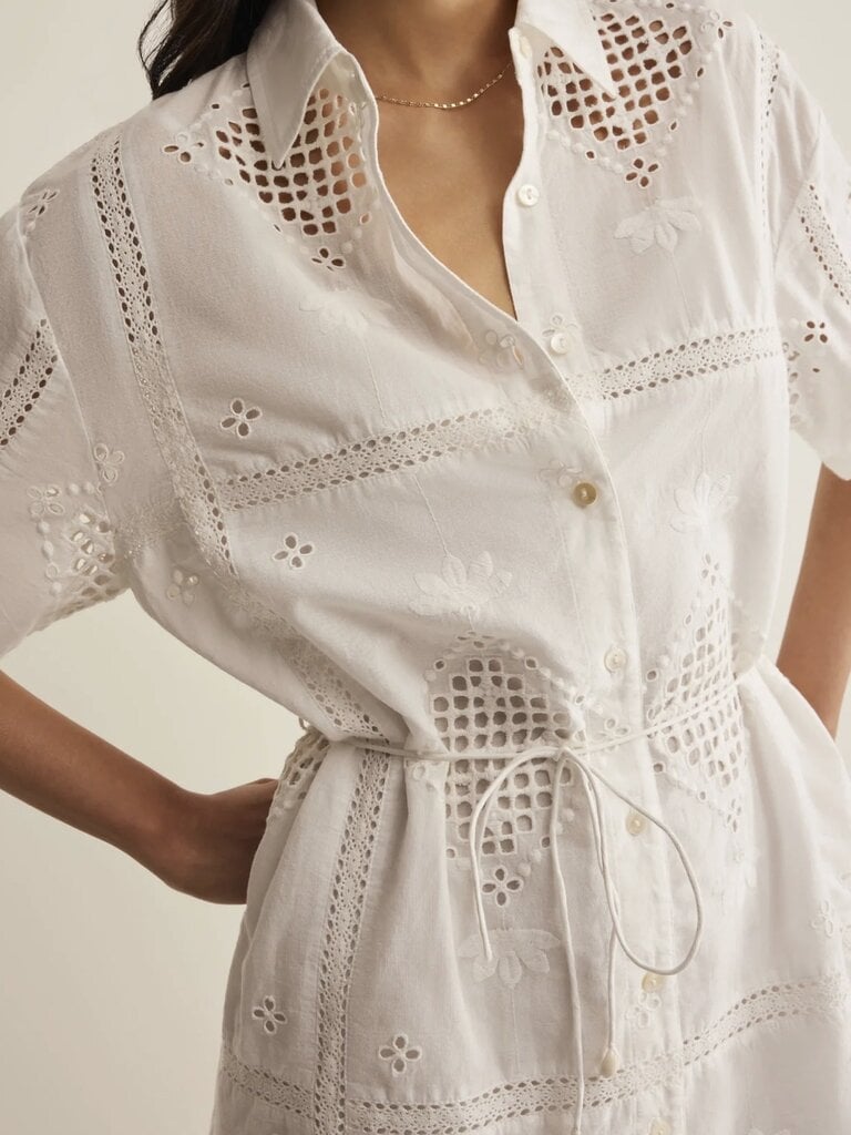 Z Supply Eyelet White Mini