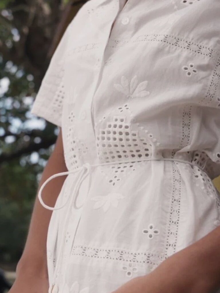 Z Supply Eyelet White Mini