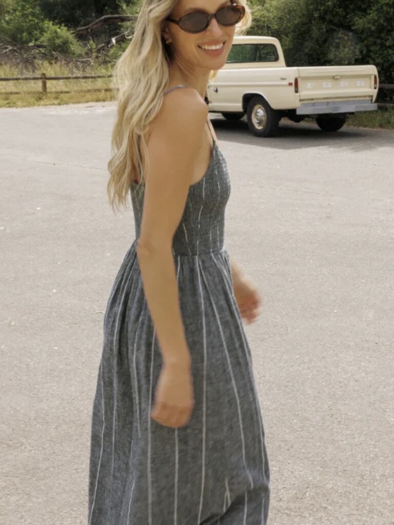 Z Supply Chambray Striped Maxi