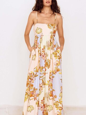 Mink Pink Versailles Tie Back Maxi