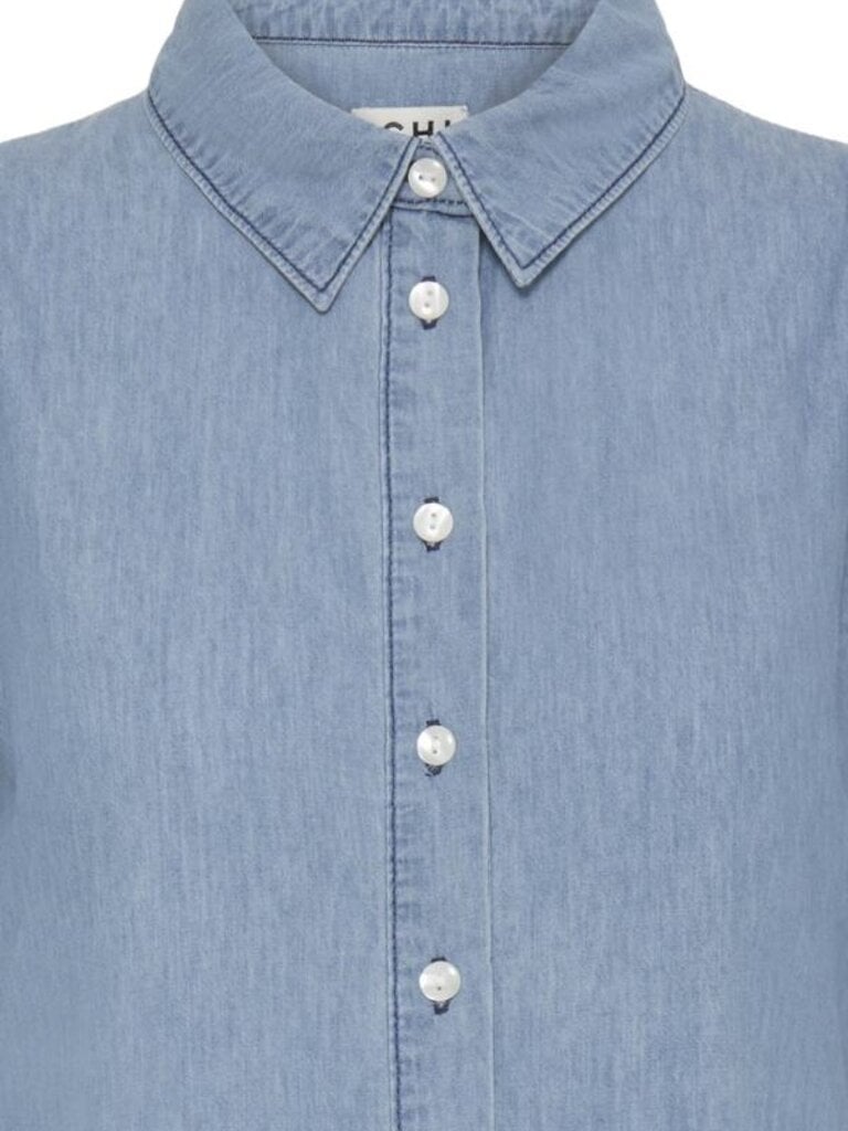 ICHI Soft Wash Denim Dress