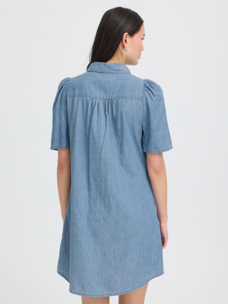 ICHI Soft Wash Denim Dress