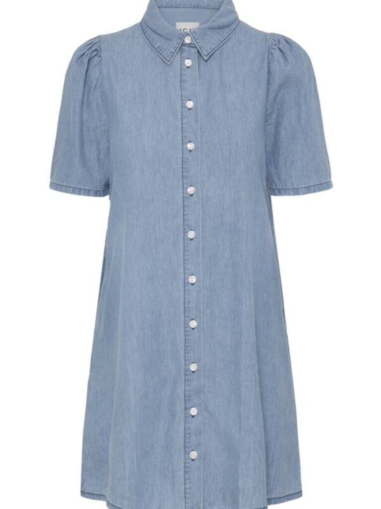 ICHI Soft Wash Denim Dress
