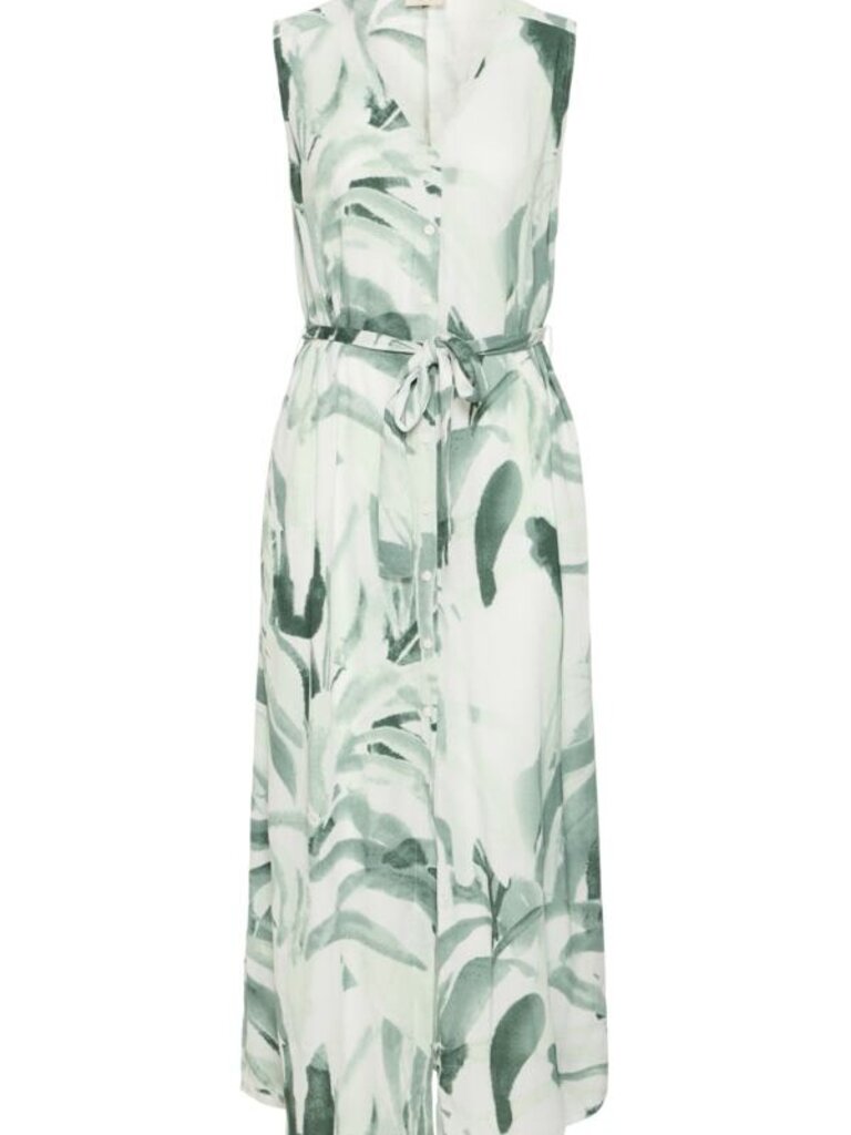Fransa Faded Palm Midi