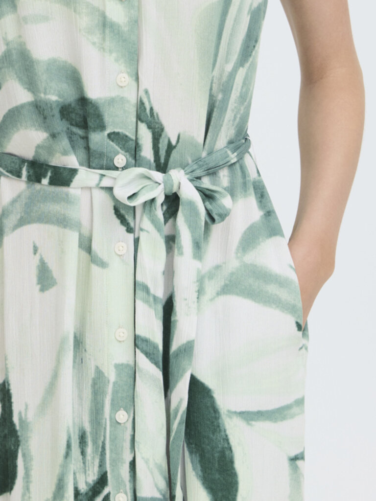 Fransa Faded Palm Midi
