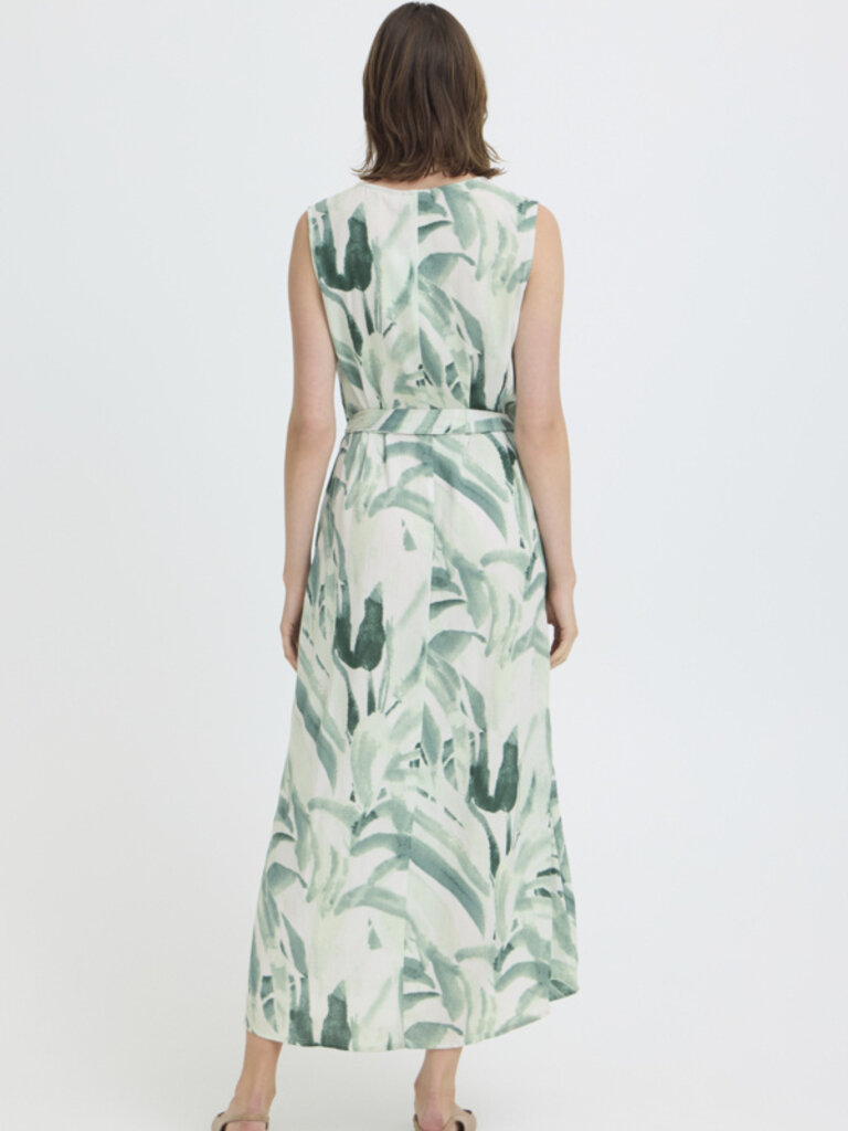 Fransa Faded Palm Midi
