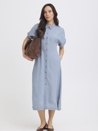 B. Young Denim Stripe Dress