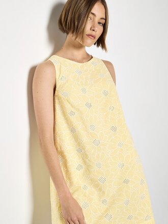 Apricot Embroidered Sunflower Mini