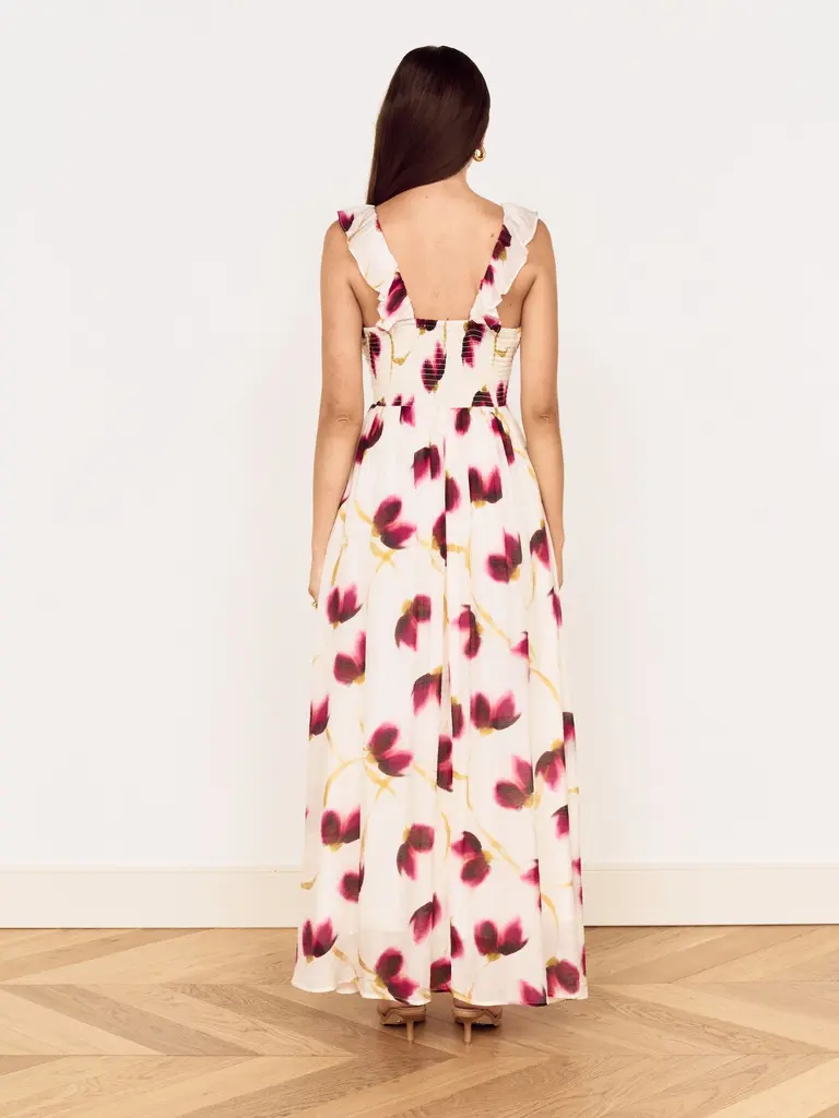 Mink Pink Blur Floral Maxi