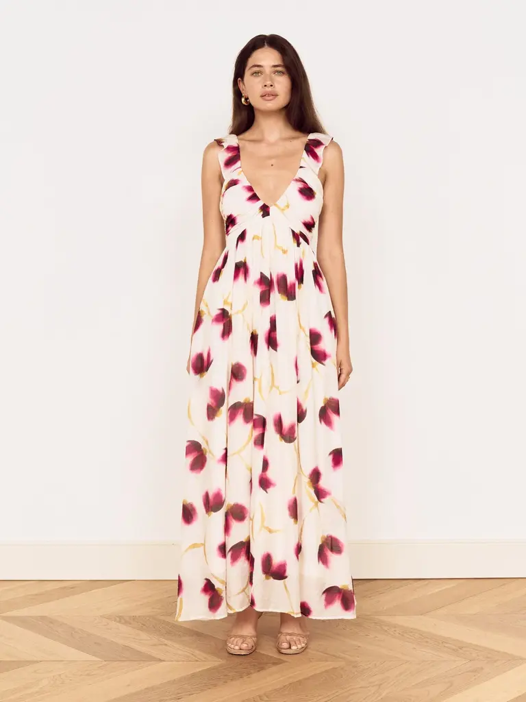 Mink Pink Blur Floral Maxi