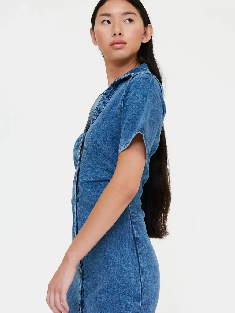 Wild Pony Ruched Front Midi