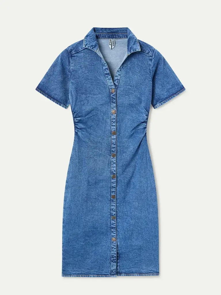 Wild Pony Ruched Front Midi