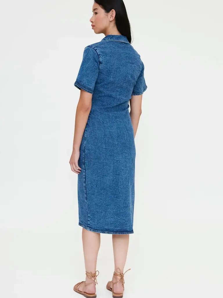 Wild Pony Ruched Front Midi