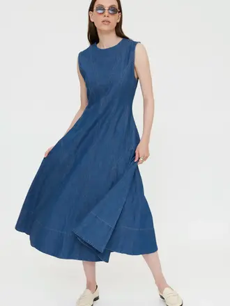 Wild Pony A-line Denim Dress