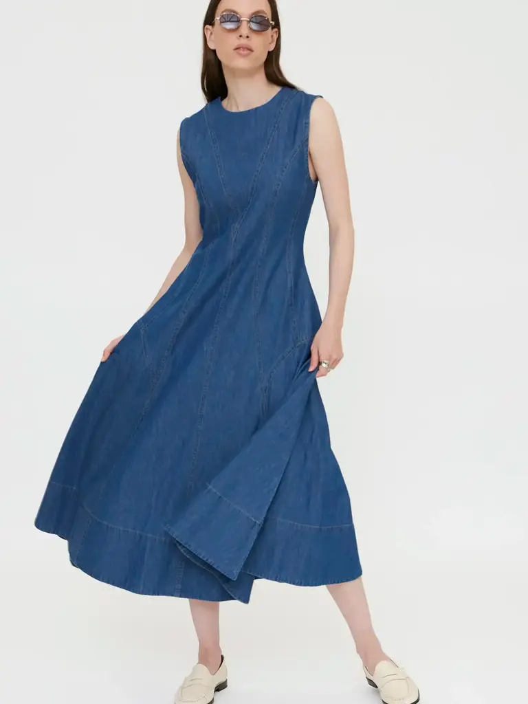 Wild Pony A-line Denim Dress