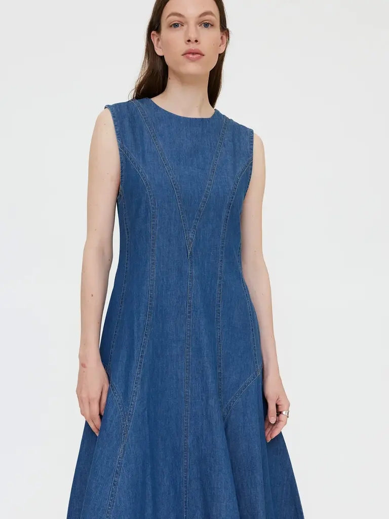 Wild Pony A-line Denim Dress