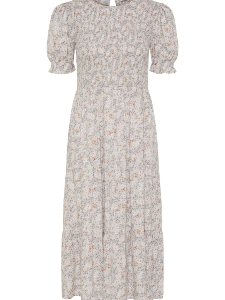 B. Young Smocked Peachy Midi
