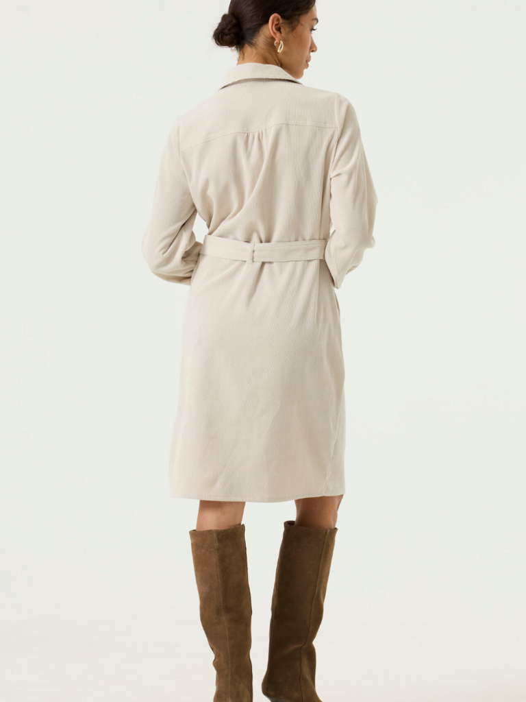Garcia Cream Cord Button Dress