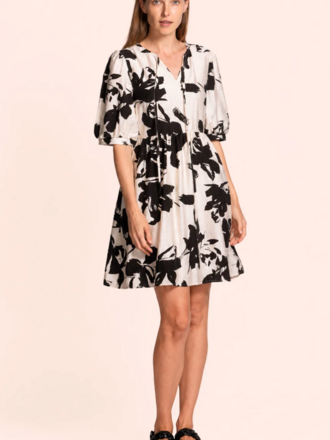 Pink Martini Black Bold Floral Mini
