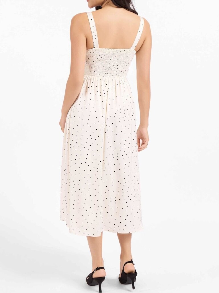 Sadie & Sage Cream Polka Dot Midi