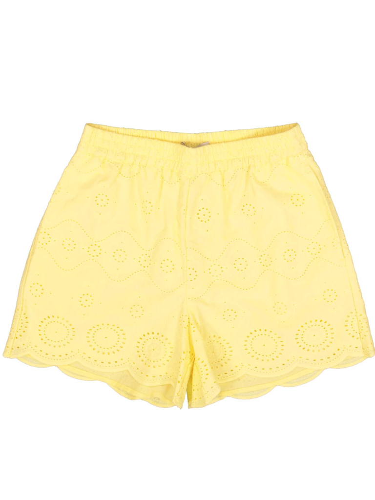 Garcia Yellow Lace Shorts