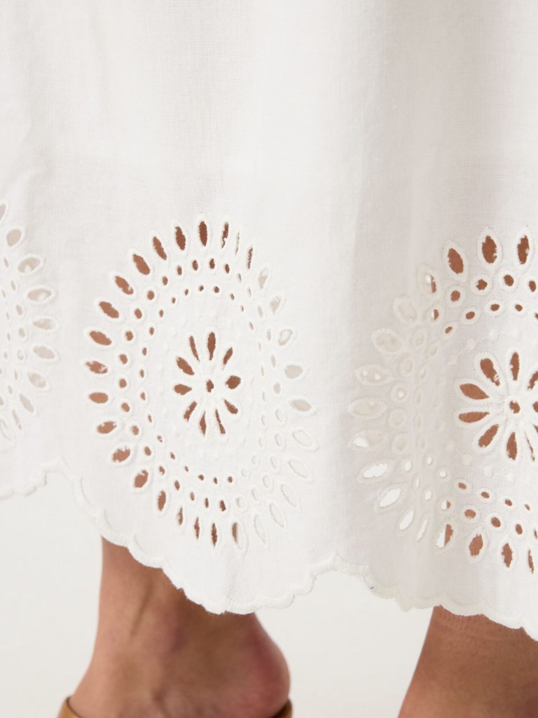 Garcia White Eyelet Skirt