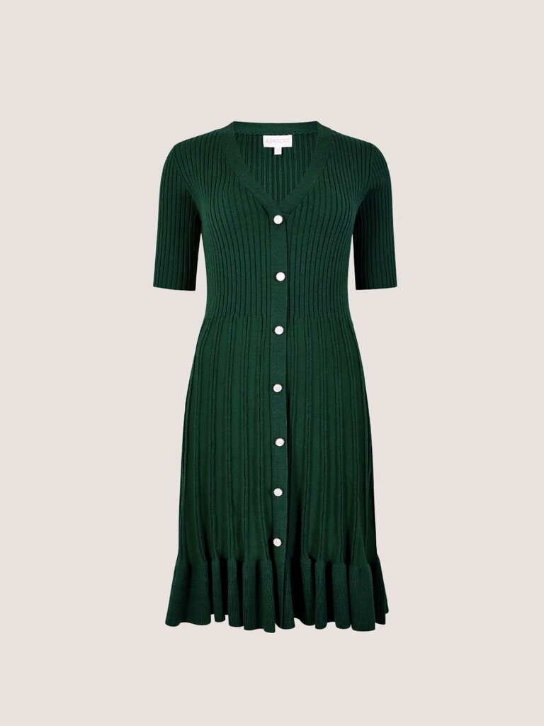 Apricot Ribbed Green Mini