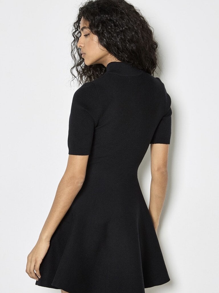 Apricot Flare Knit Mini