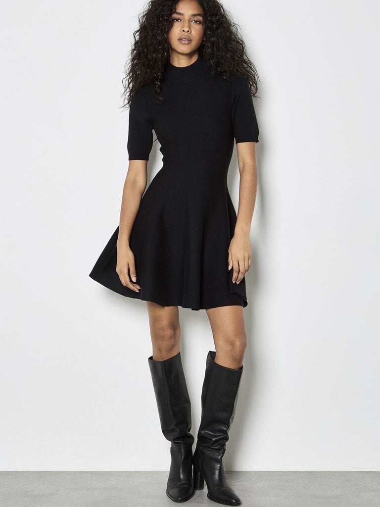 Apricot Flare Knit Mini
