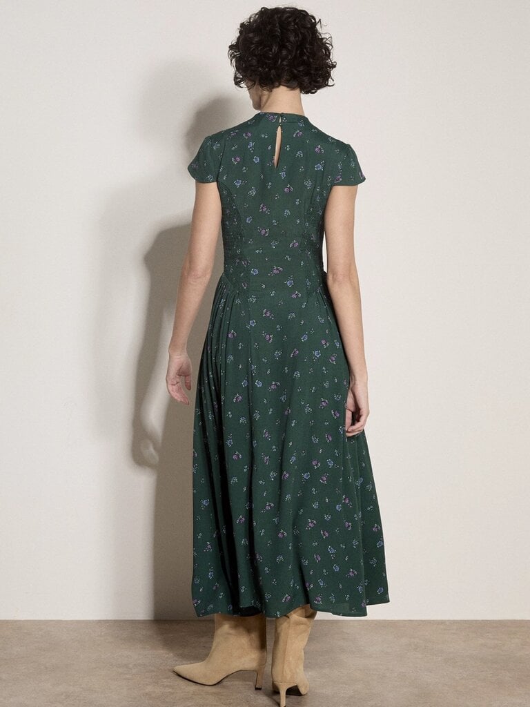Apricot Green Side Panel Midi