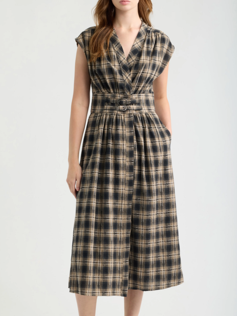 Deluc Navy Check Midi