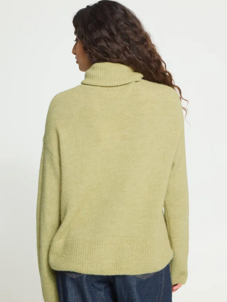 ICHI Light Lime Knit