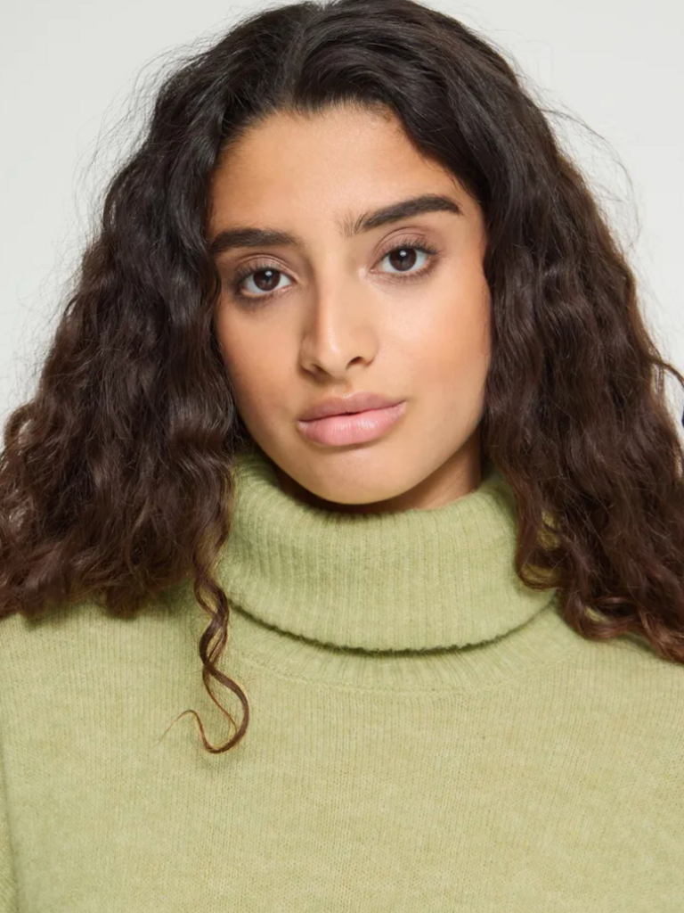 ICHI Light Lime Knit