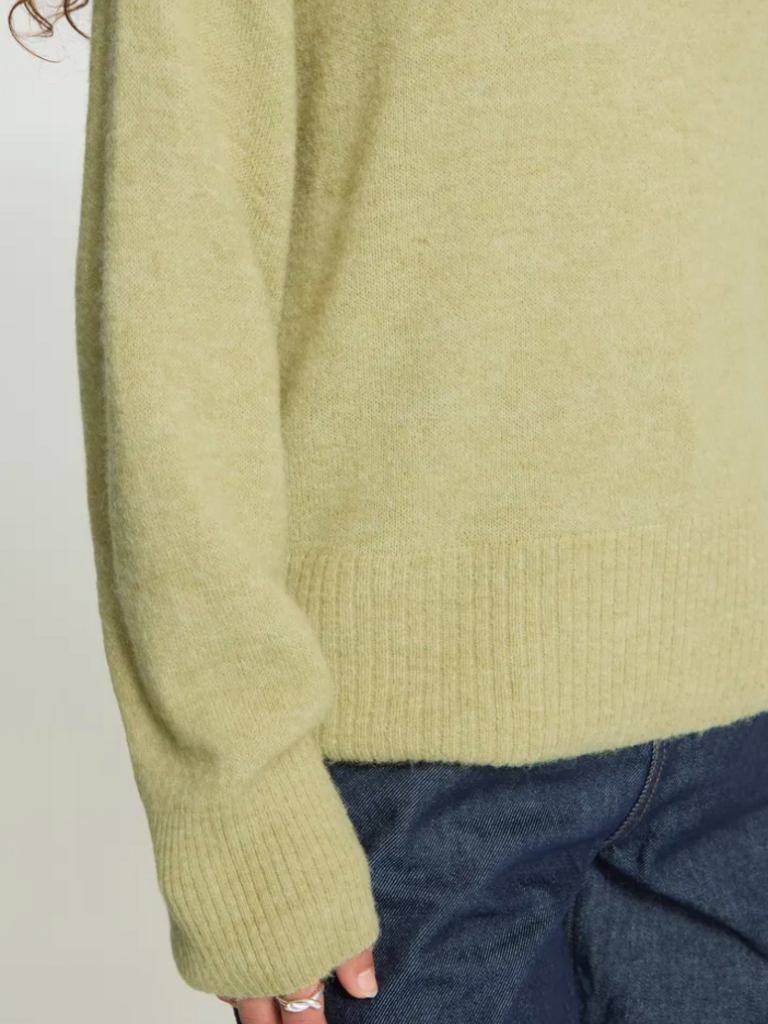 ICHI Light Lime Knit