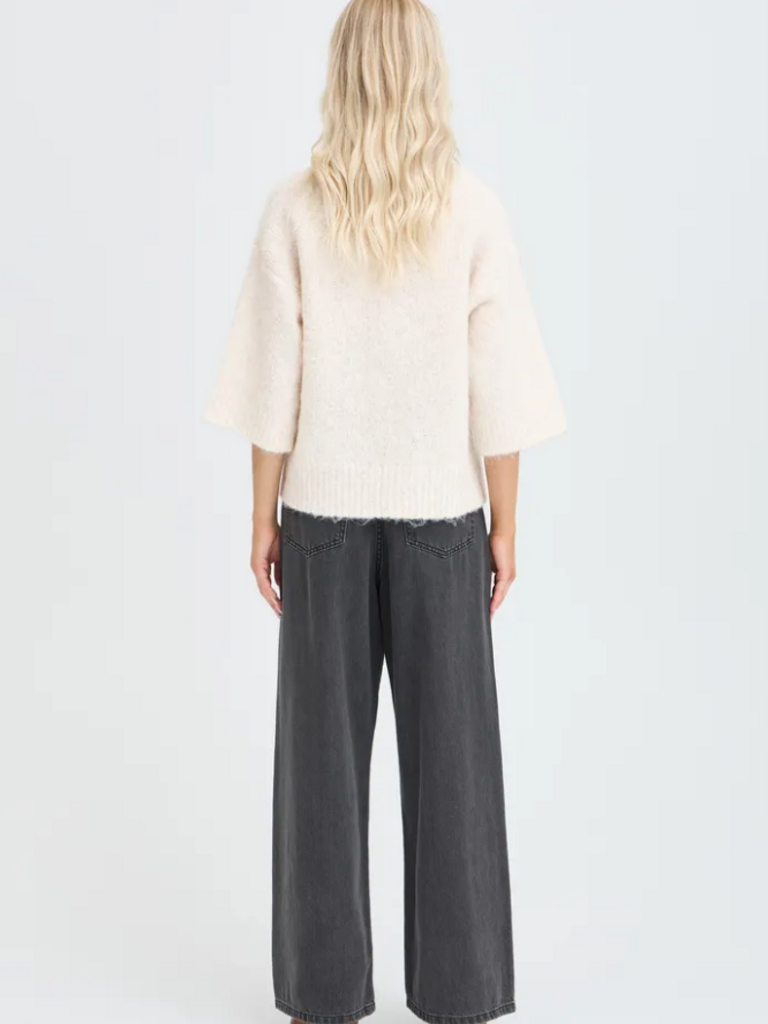 B. Young Creamy Fuzz Knit
