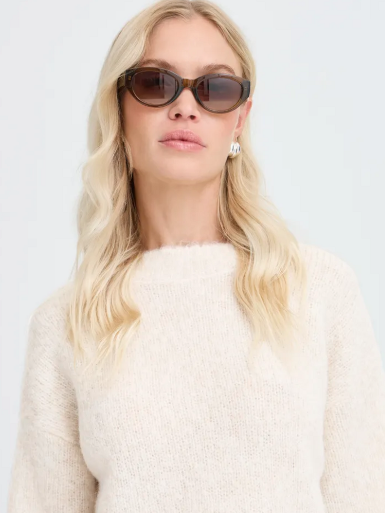 B. Young Creamy Fuzz Knit