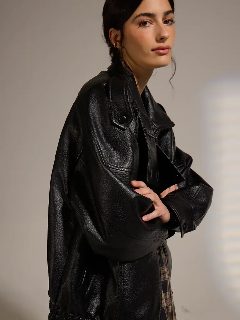 Deluc Black Oversized Jacket