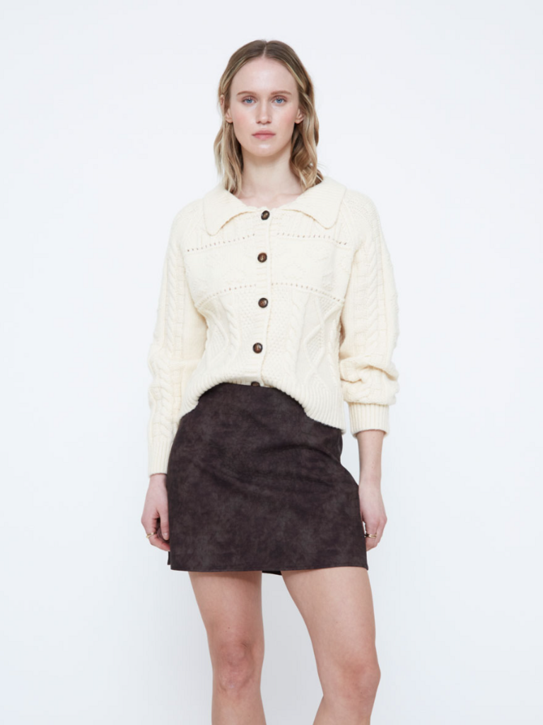 Wild Pony Creamy Oat Cardigan