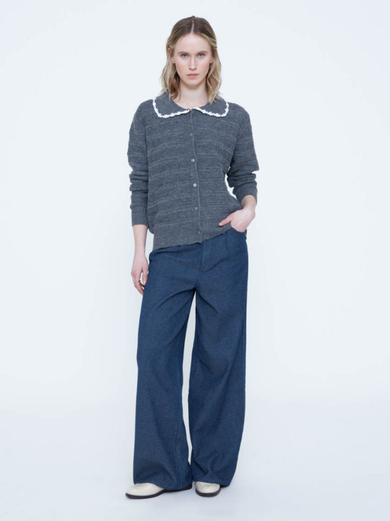 Wild Pony Grey Collar Cardi