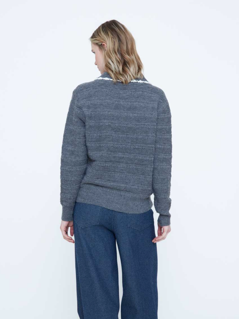 Wild Pony Grey Collar Cardi