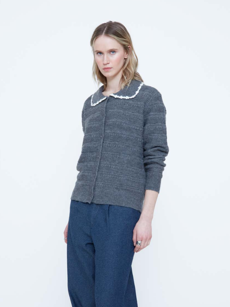 Wild Pony Grey Collar Cardi