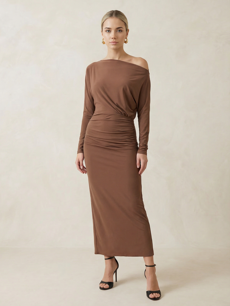 Angel Eyes Dusty Rose Midi
