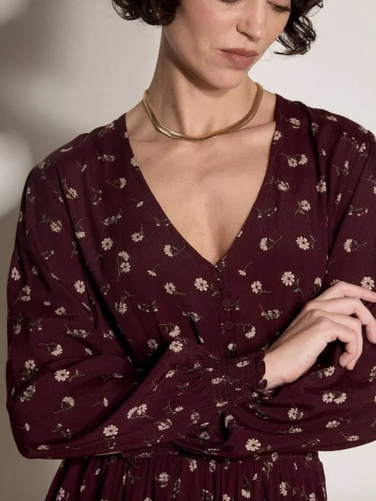 Apricot Burgundy Fall Mini