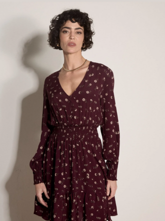 Apricot Burgundy Fall Mini