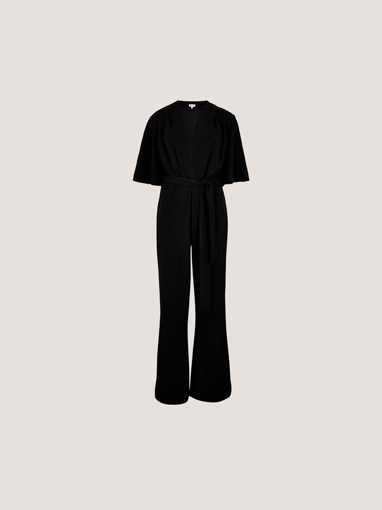 Apricot Flared Sleeve Jumpsuit