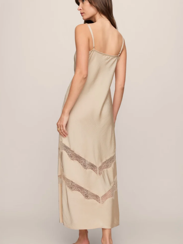 Z Supply Cream Lace Slip Maxi