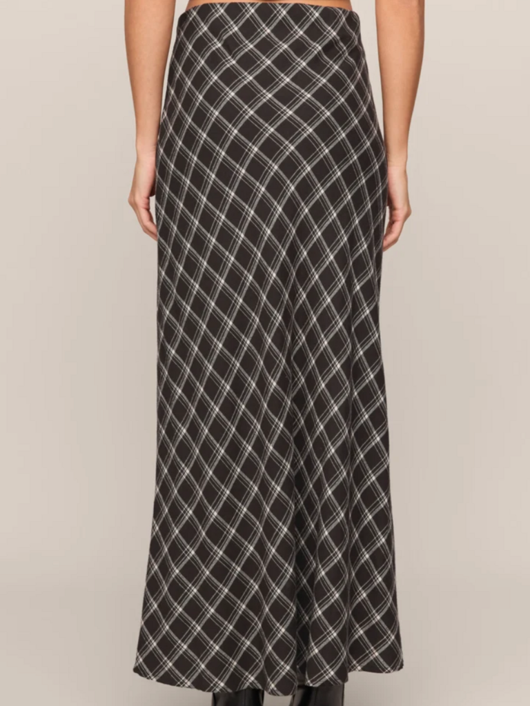 Z Supply Black Plaid Skirt