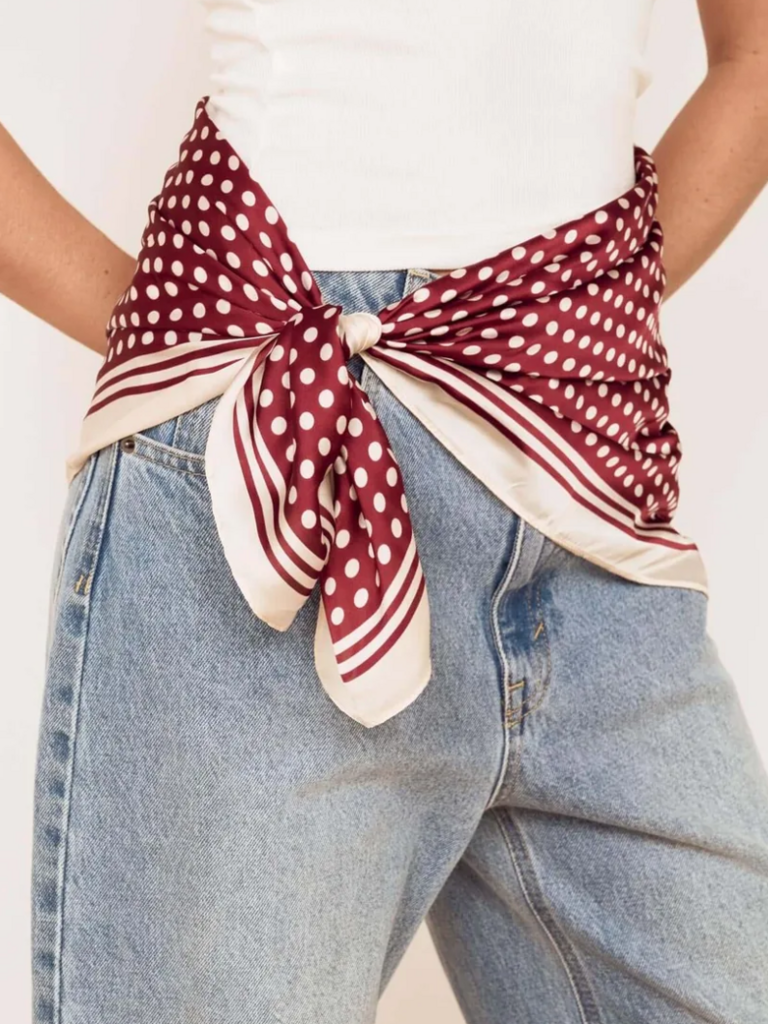 Mink Pink Polka Dot Scarf